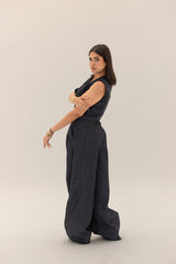 Safy nadim-Double Denim set_Navy