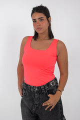 Basic Top-Hot Pink