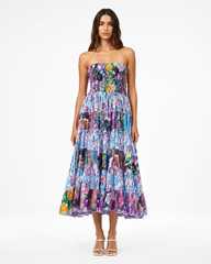 Colorful Patchwork Maxi Dress