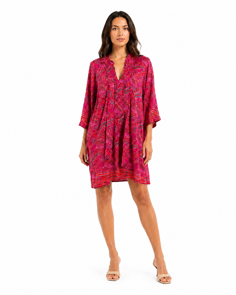 Paisley Bloom Tunic Dress
