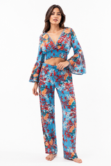 Coral Reef Printed Two-Piece Set