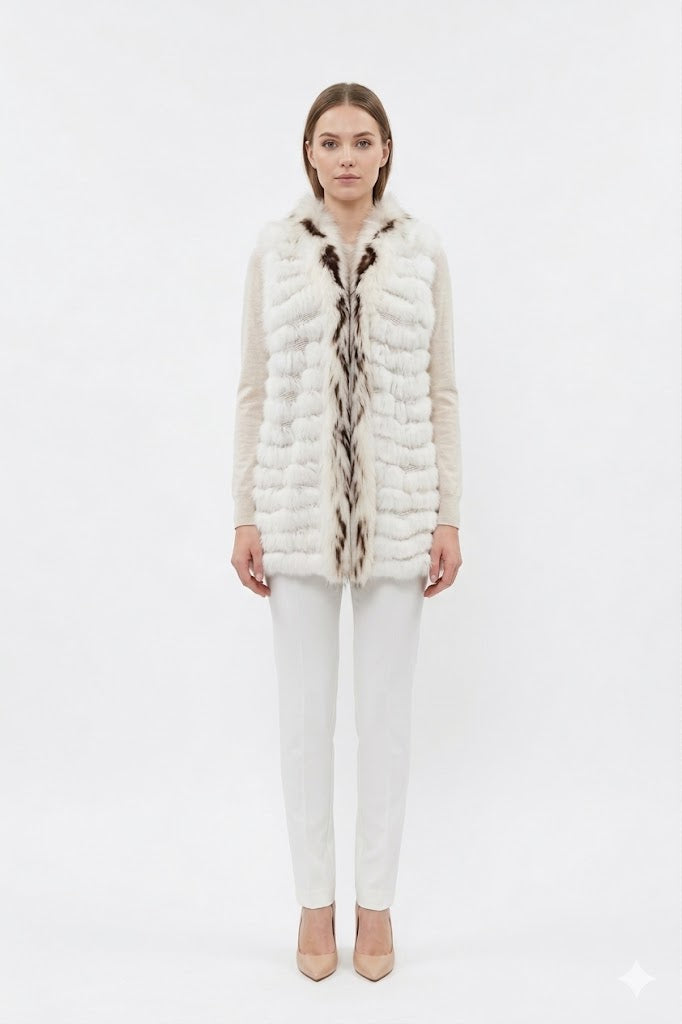 Ivory Frost Vest