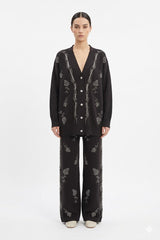 Embroidered Knit Set