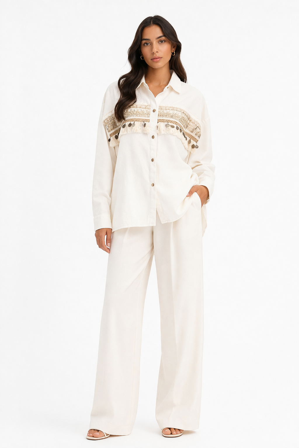 Fringed Coin Shirt