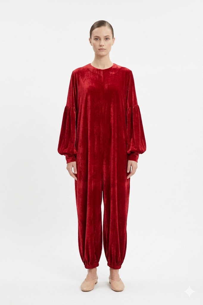 Ruby Velvet Jumpsuit