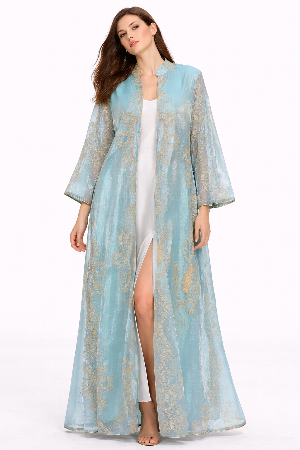 Sky Lace Abaya