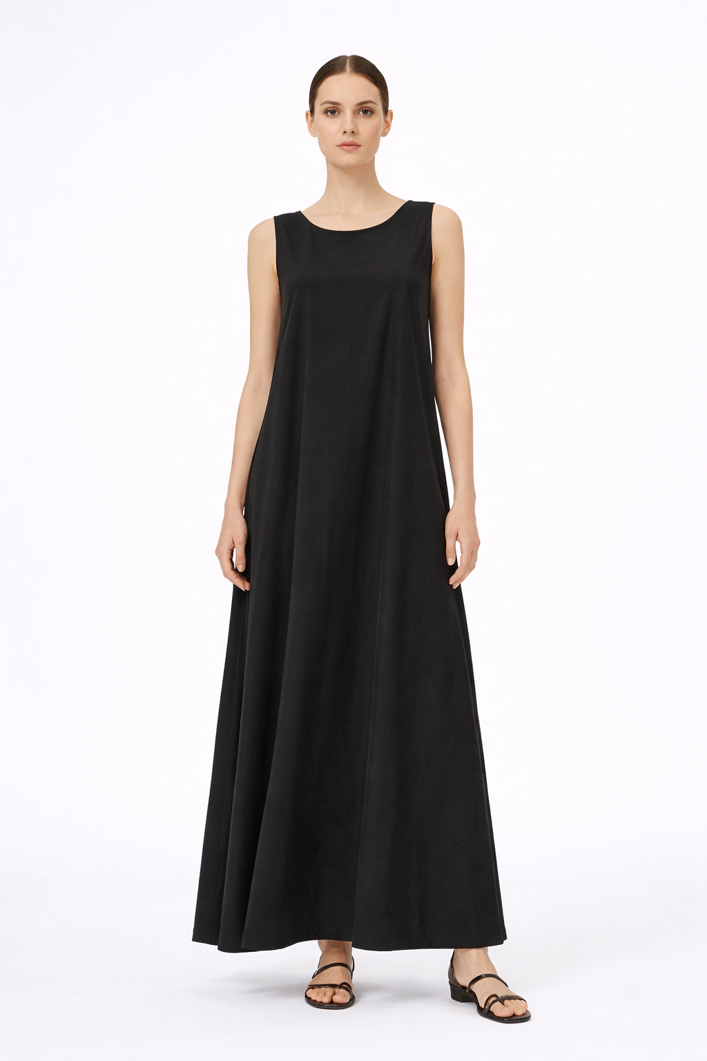 Black Sleeveless Maxi