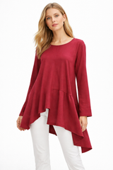 Asymmetrical Flared Tunic