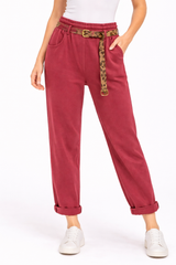 Berry Belt Pants