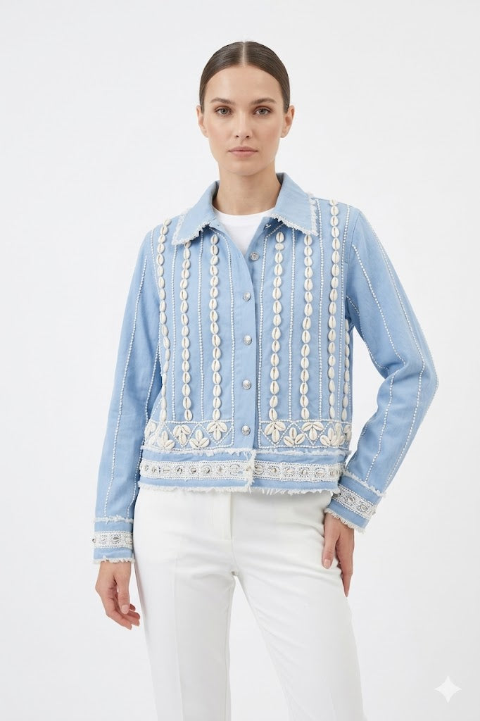 Embroidered Denim Jacket