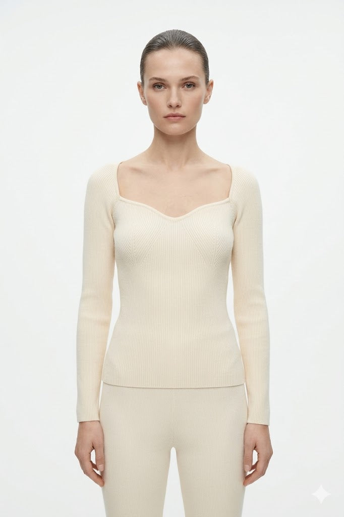 Ribbed Knit Top