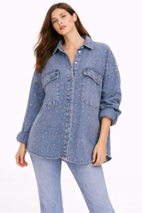 Starlit Denim Shirt