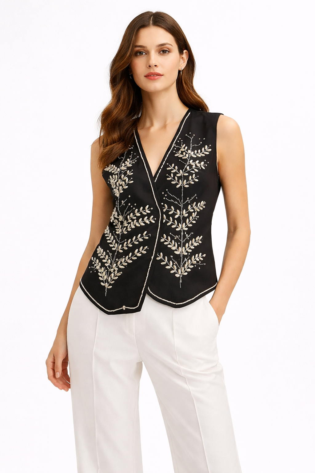 Bliss Vest In White