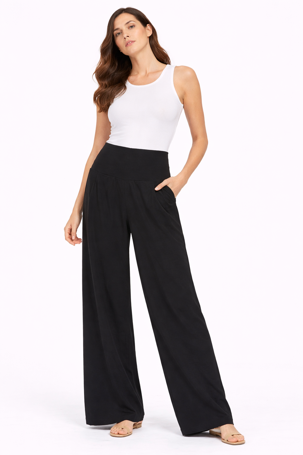 Black Ease Pants