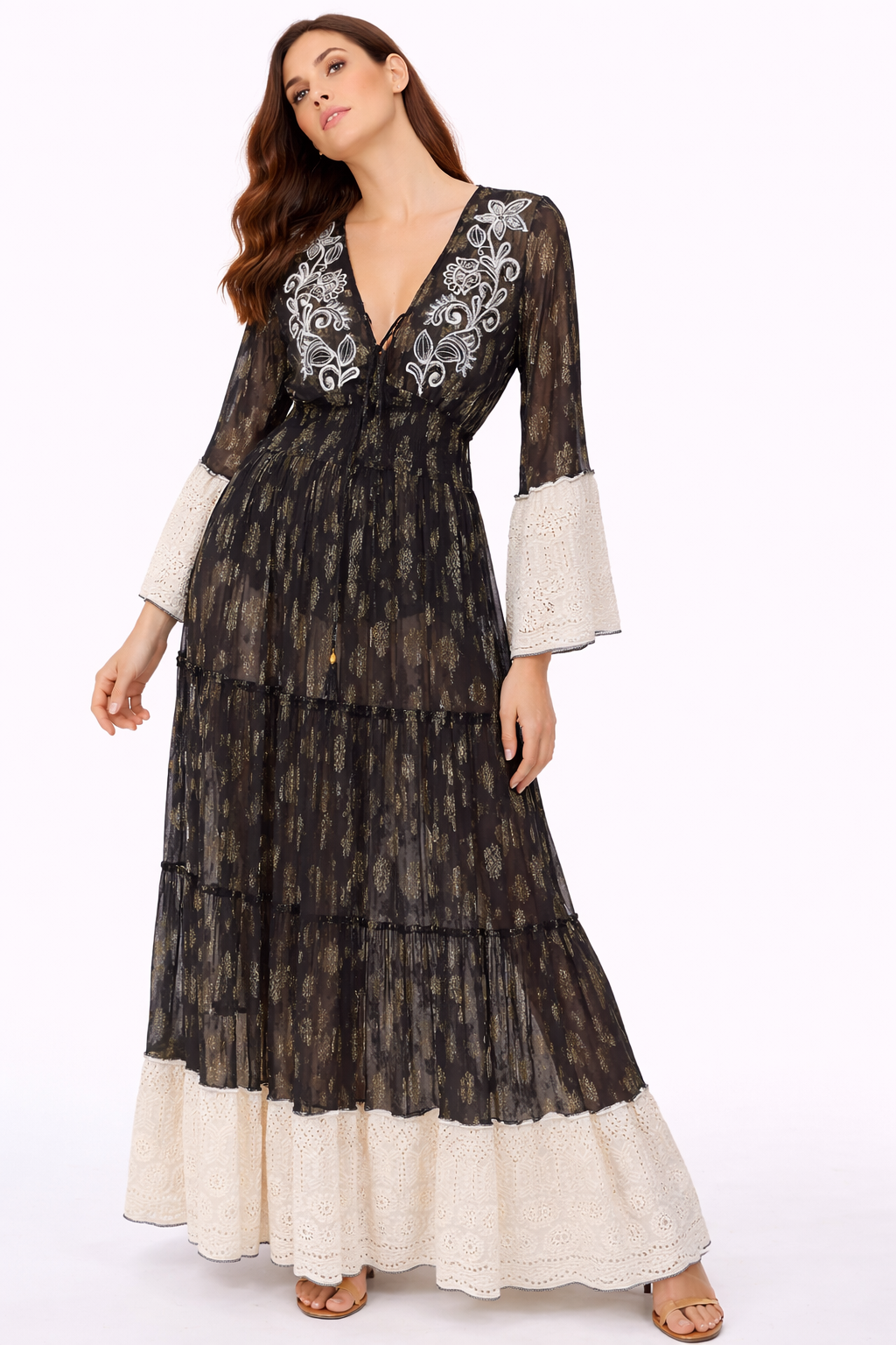 Noir Blossom Dress