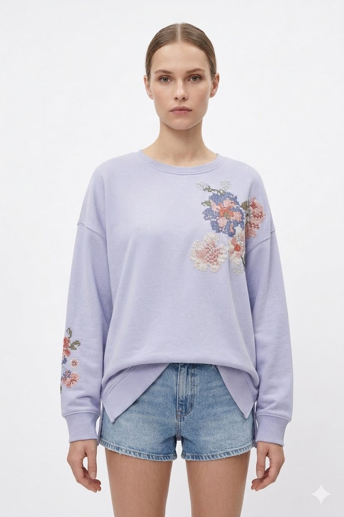 Floral Sweatshirt