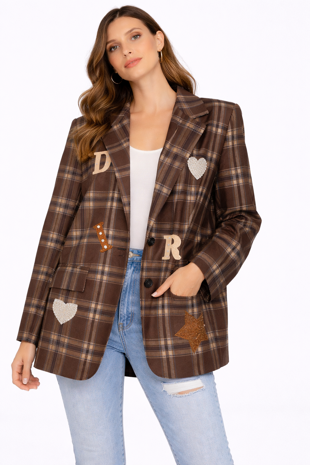 Darling Check Blazer
