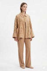Textured Camel Jacket