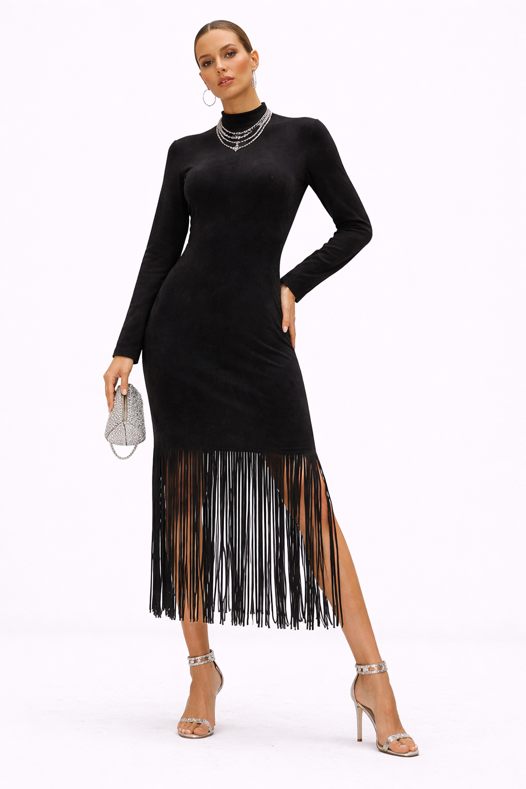 Fringe Midi Dress