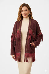 Gold Chevron Knit Kaftan