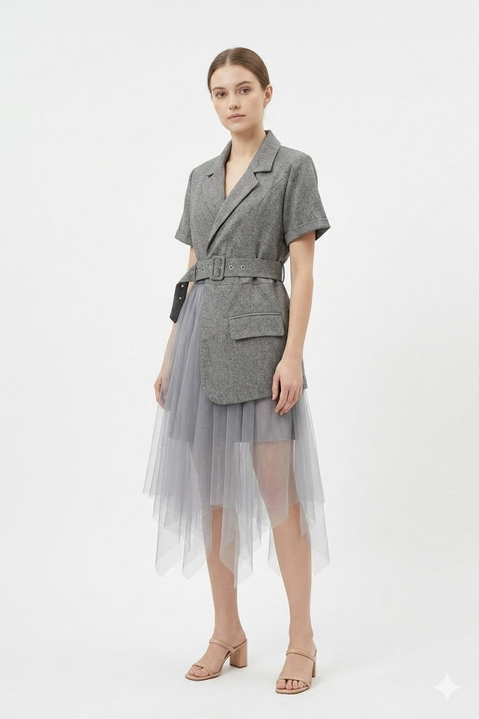 Blazer Tulle Dress