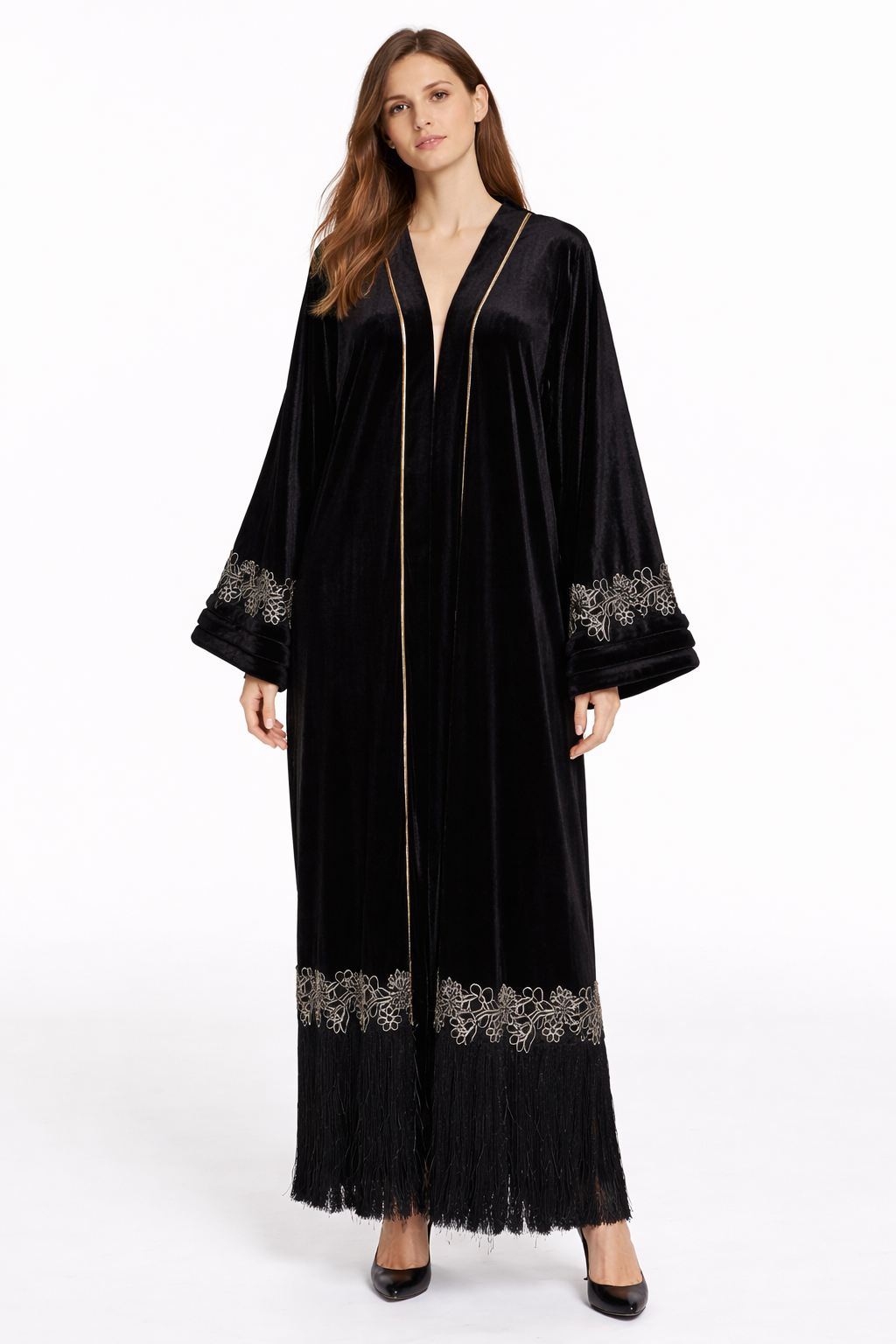 Midnight Fringe Abaya