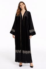 Midnight Fringe Abaya