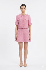 Tweed Skirt Set