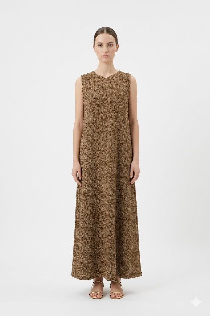 Bronze Flow Dress