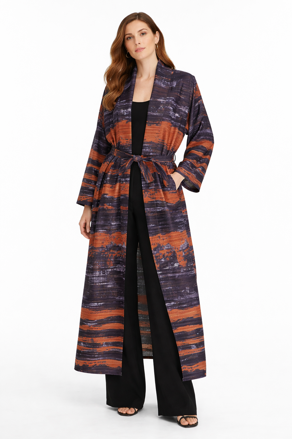 Ember Wave Kimono