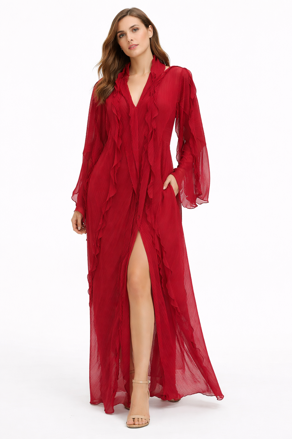 Scarlet Flow Dress