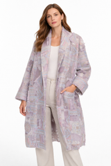 Lavender Mosaic Coat