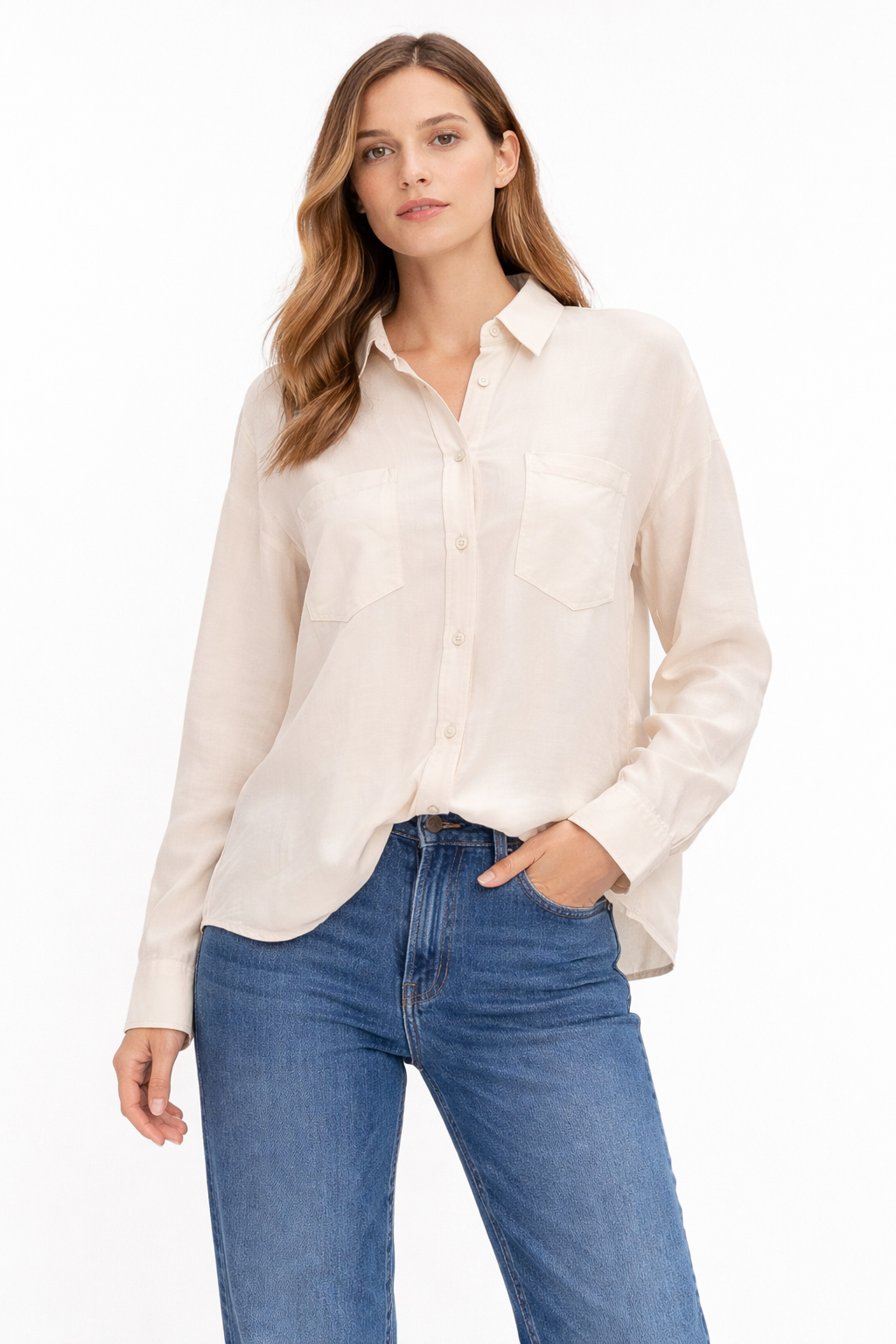 Blush Pocket Shirt