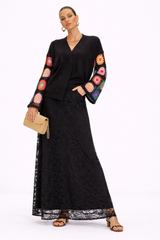 Crochet Sleeve Top