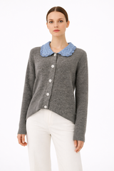 Collar Knit Cardigan