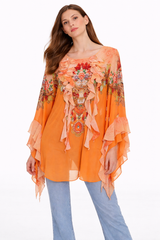 Sunset Ruffle Kaftan