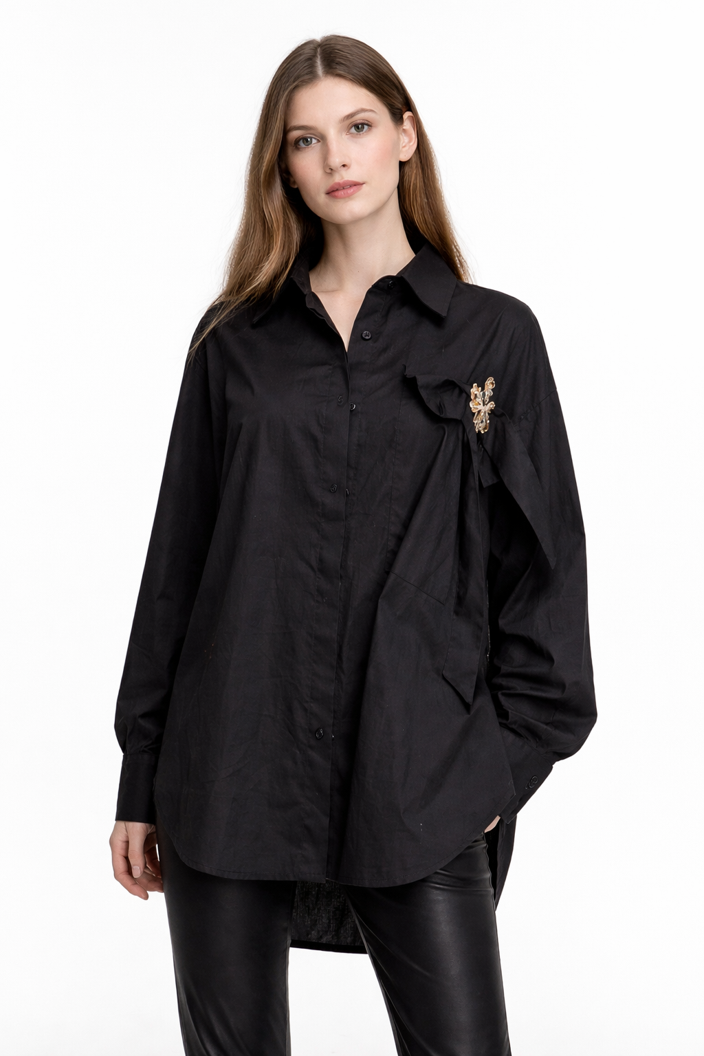 Black Bow Shirt