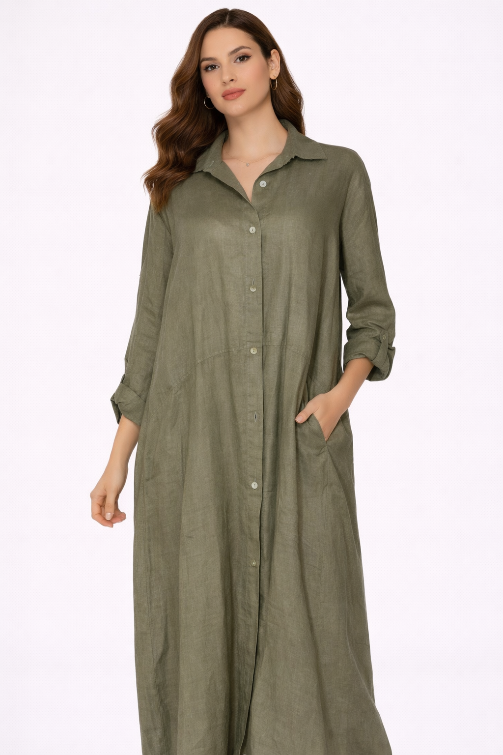 Olive Ease Dress