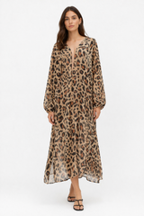Leopard Flow Dress