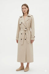 Classic Double-Breasted Trench Coat