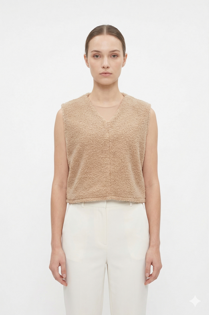 Teddy Fleece Vest