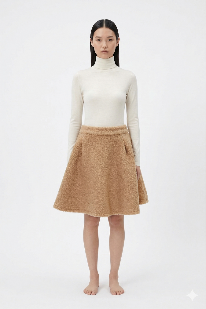 Textured Mini Skirt