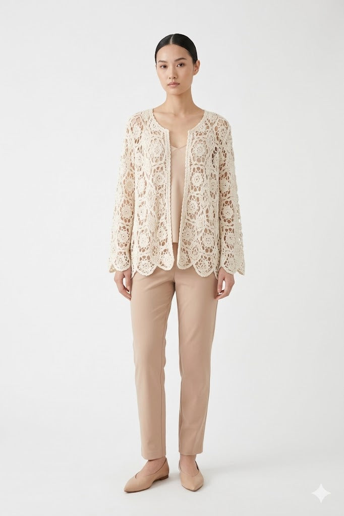 Crochet Lace Cardigan