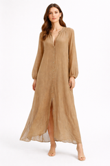 Camel Maxi Dress