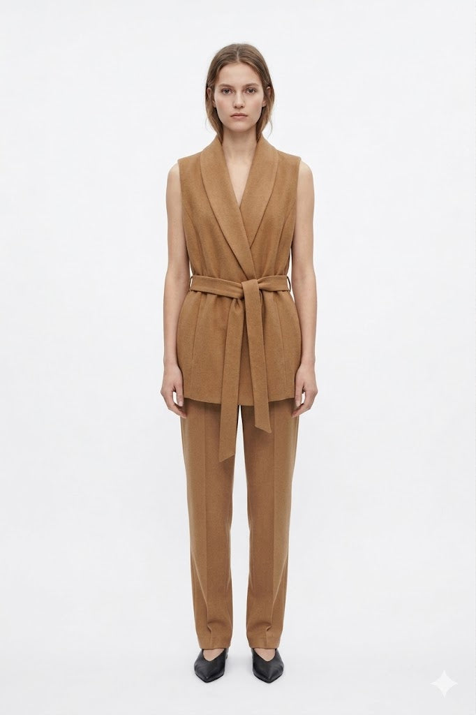 Camel Belted Set