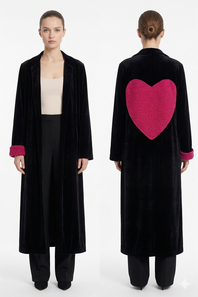 Velvet Heart Robe