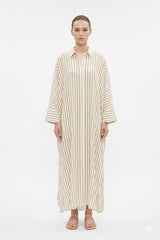Striped Shirt Dress