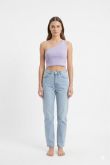 Lilac One-Shoulder Top