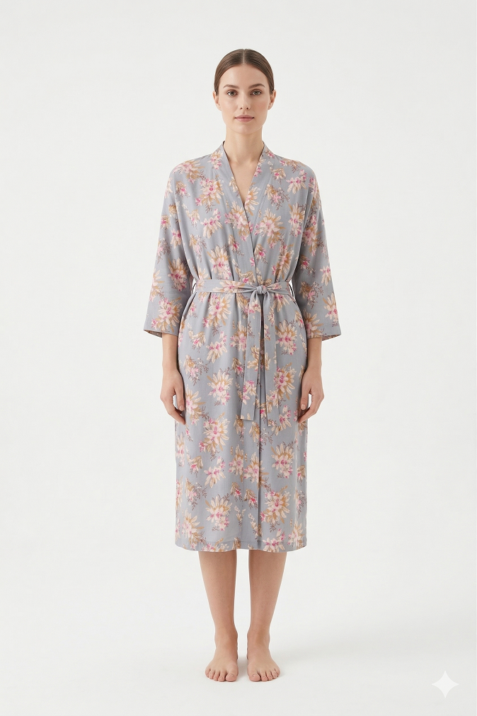 Floral Kimono Robe