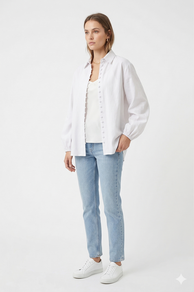 White Button Jacket